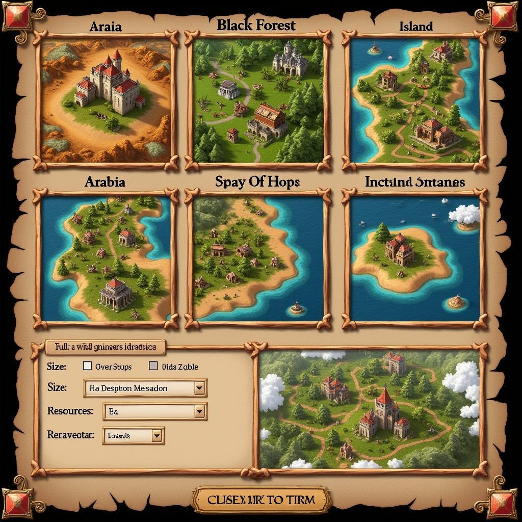 Random Map Mode in AOE 2