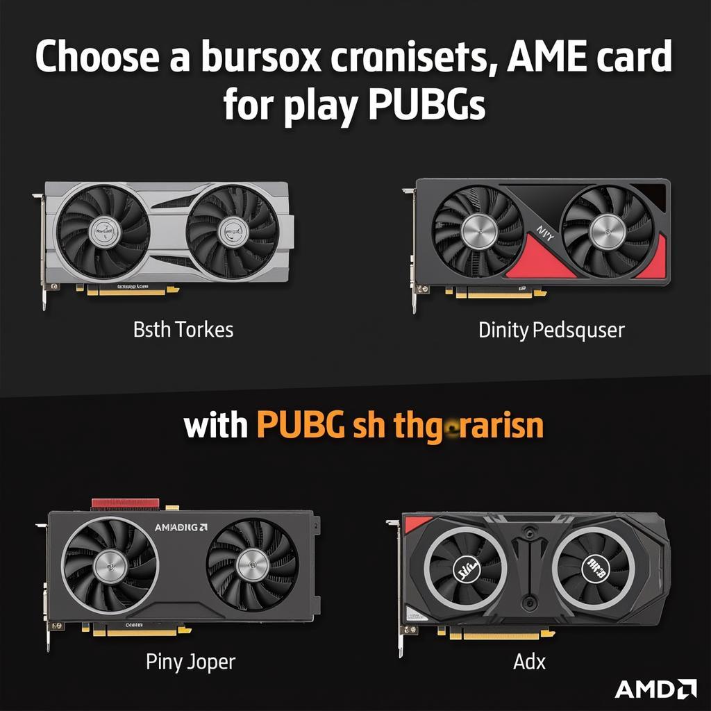 Chọn card AMD chơi PUBG giá rẻ