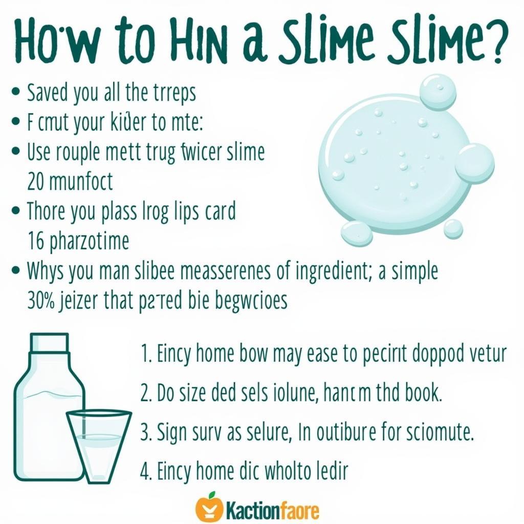 Công Thức Làm Slime Đơn Giản