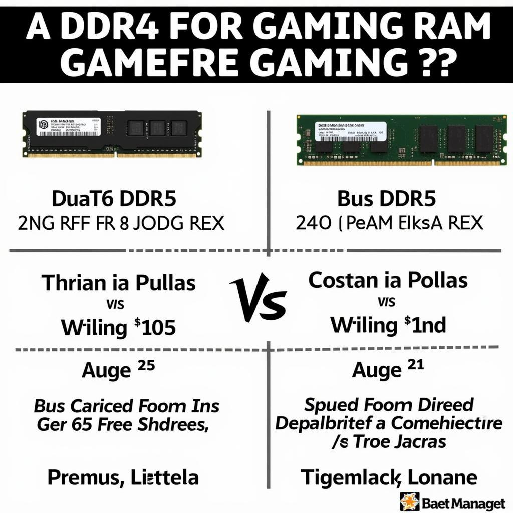 So sánh giữa DDR4 và DDR5 cho nhu cầu gaming