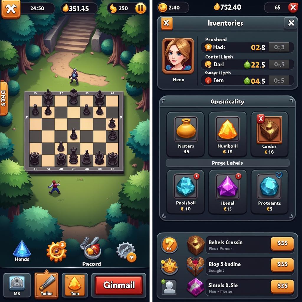 Giao diện Auto Chess Mobile chi tiết