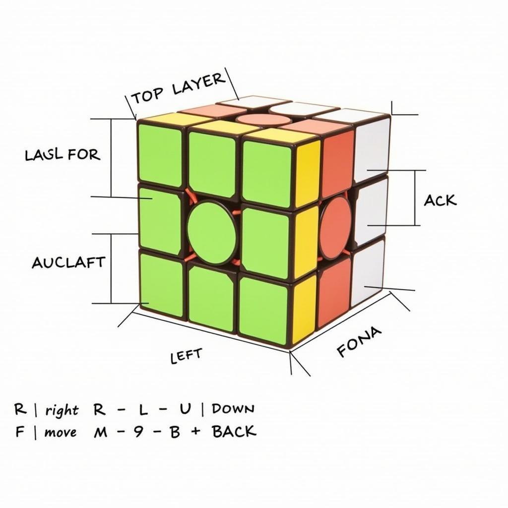 Hướng dẫn giải Rubik 3x3 cơ bản