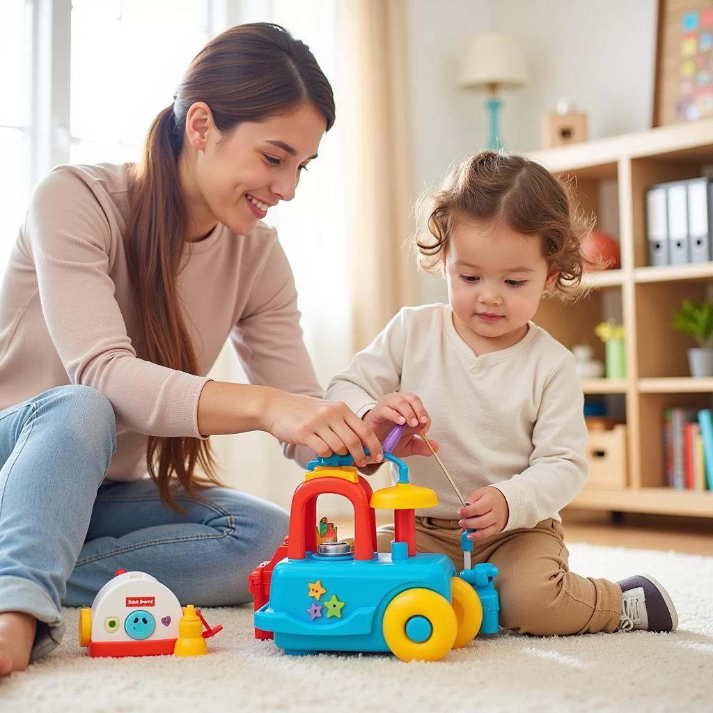 Kiểm tra chất lượng đồ chơi Fisher Price giảm giá