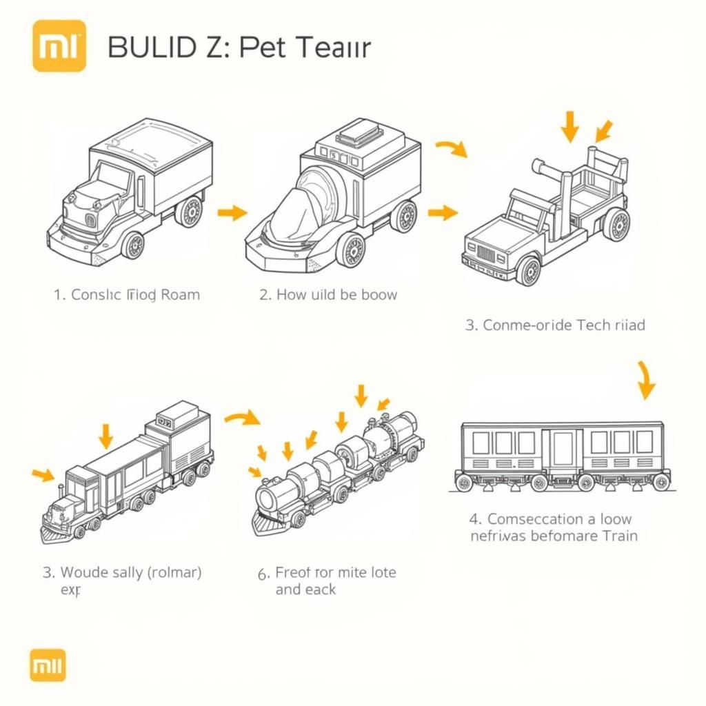 Hướng dẫn lắp ráp tàu hỏa Mitu Xiaomi