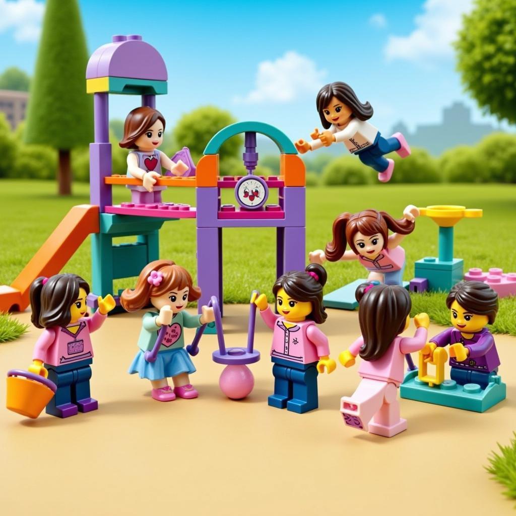 Bộ đồ chơi lego friends khu vui chơi