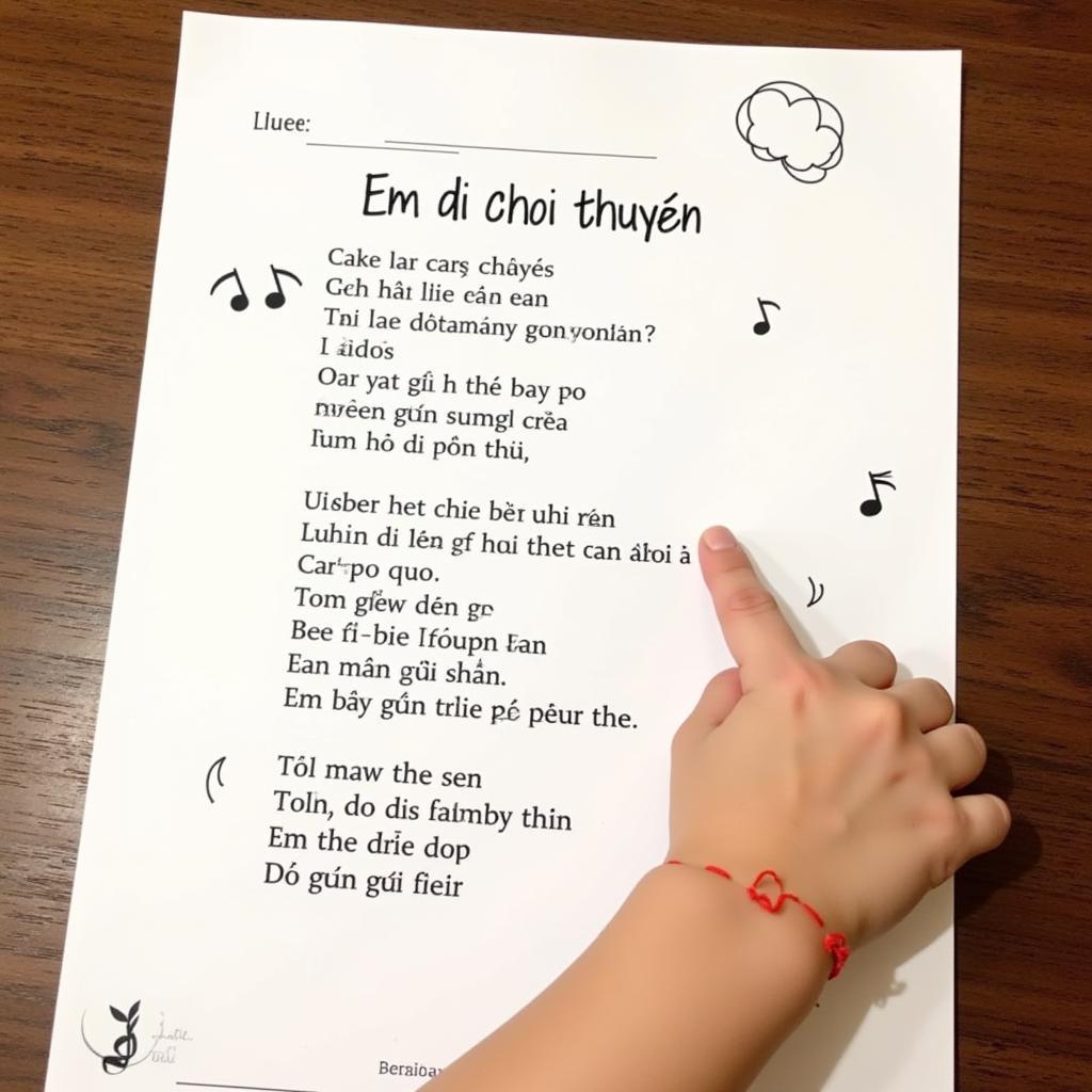 Complete lyrics of the song "Em di choi thuyen"