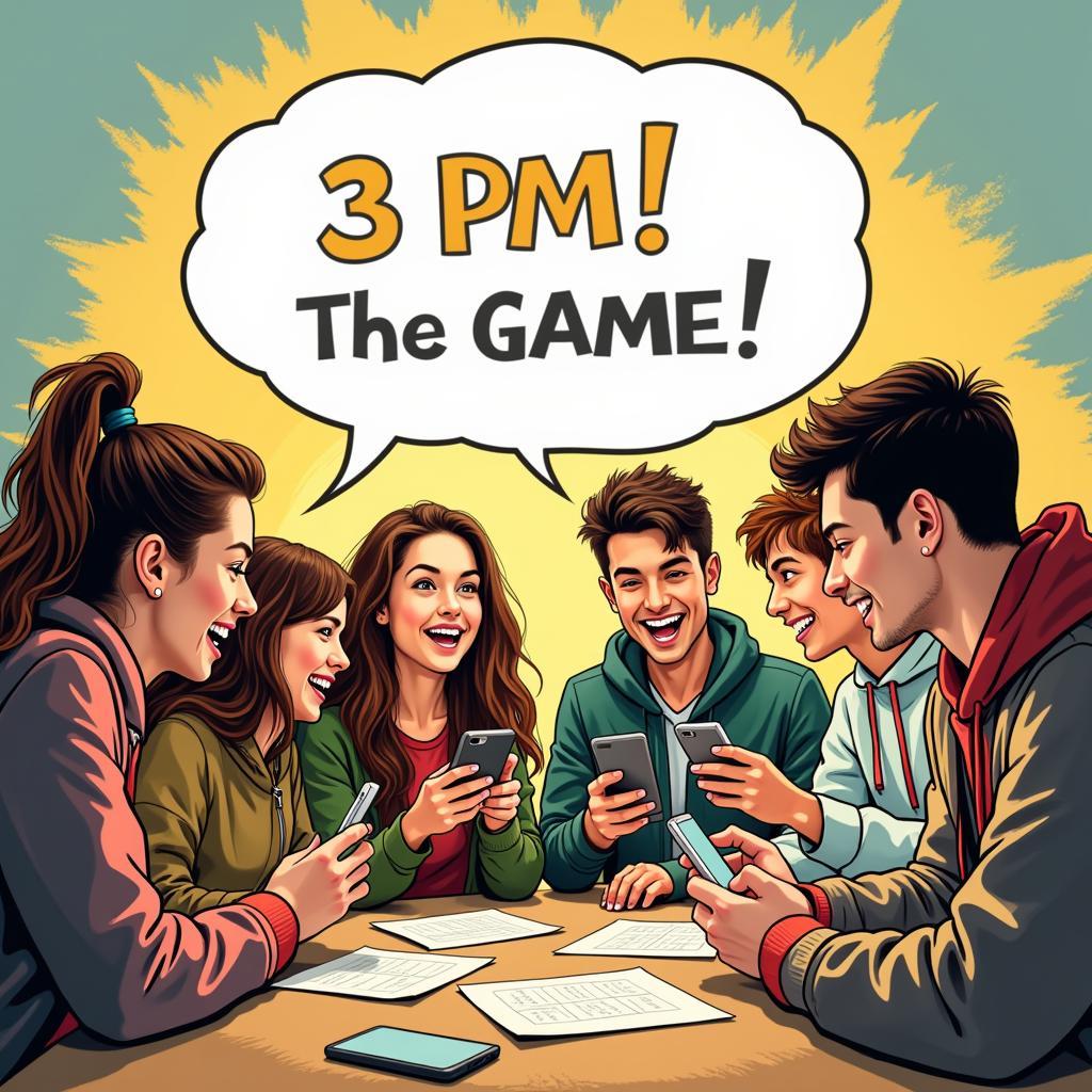 Lời mời chơi game lúc 3 giờ