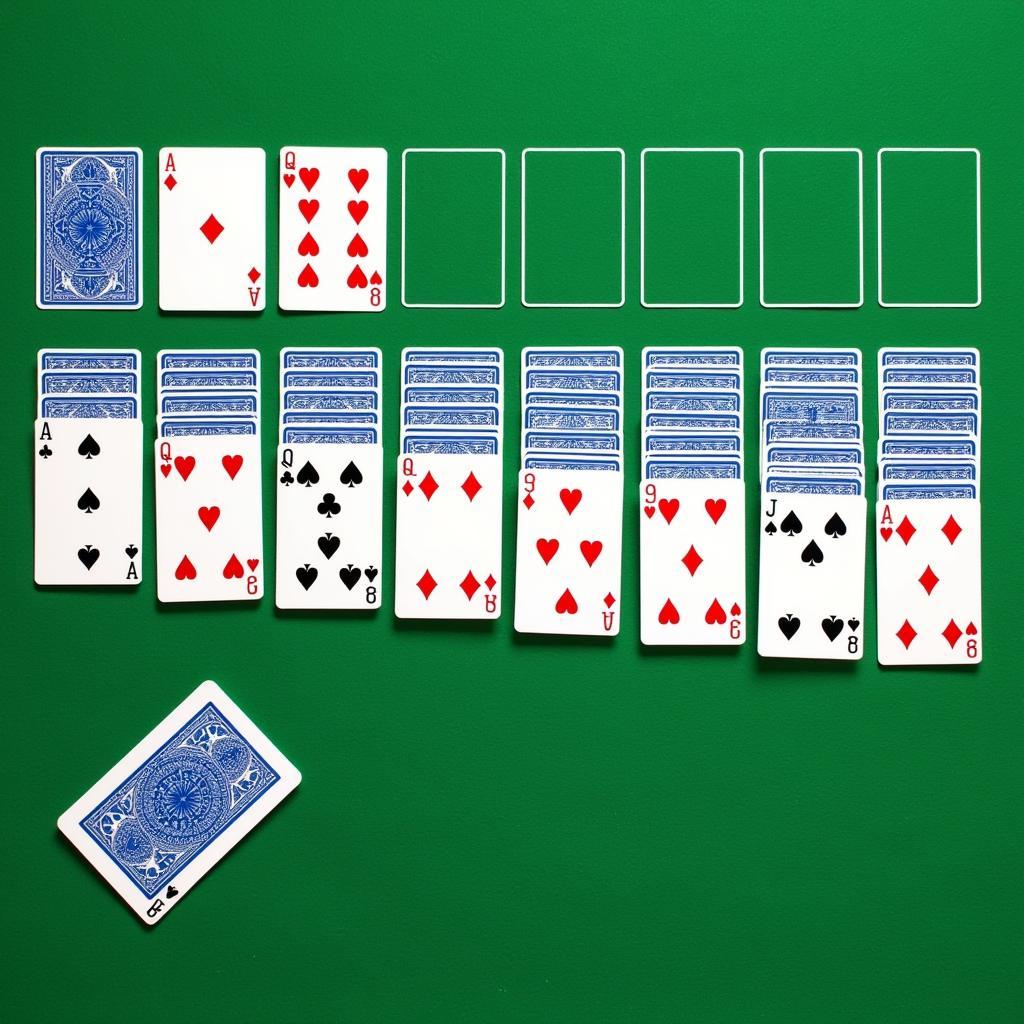 Luật chơi trò chơi Solitaire cơ bản