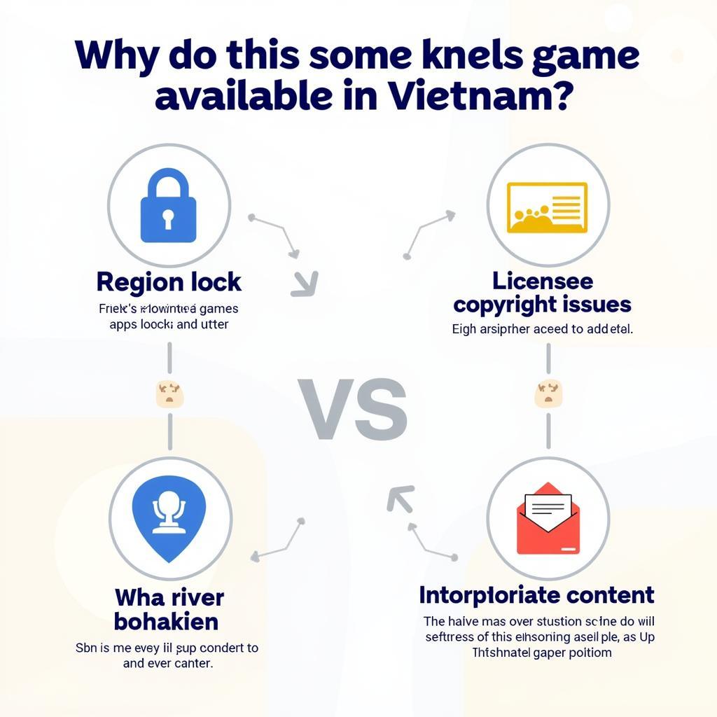 Lý do app game không chơi được ở Việt Nam