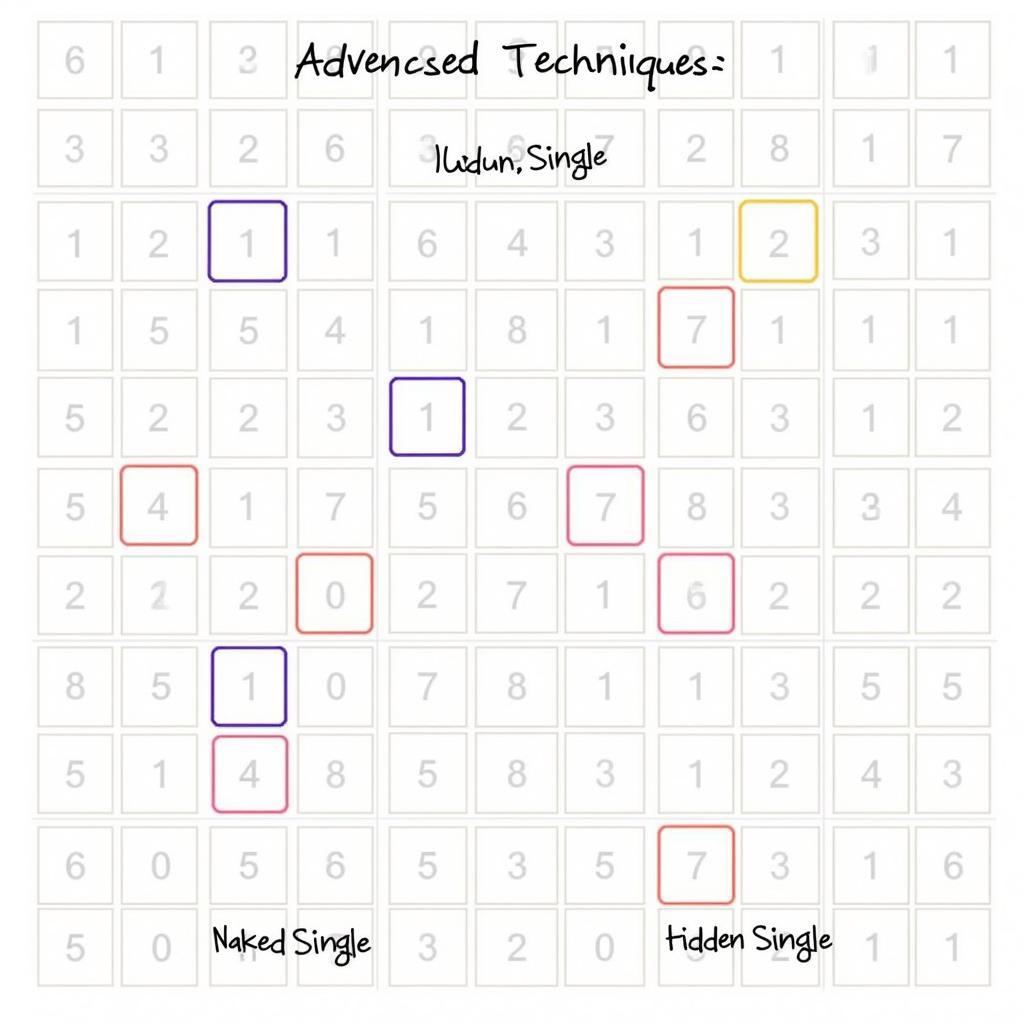 Mẹo chơi Sudoku: Chiến lược nâng cao