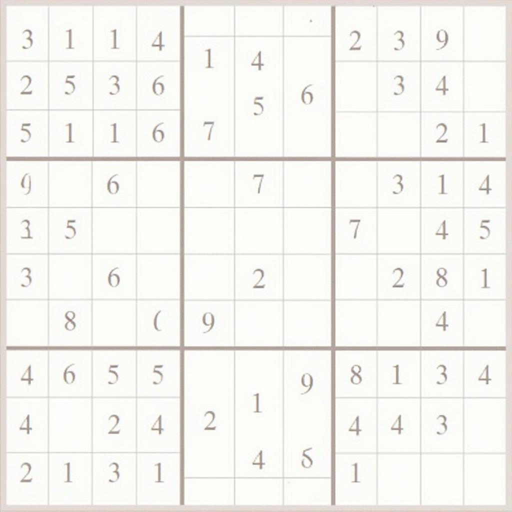 Mẹo chơi Sudoku: Kỹ thuật cơ bản