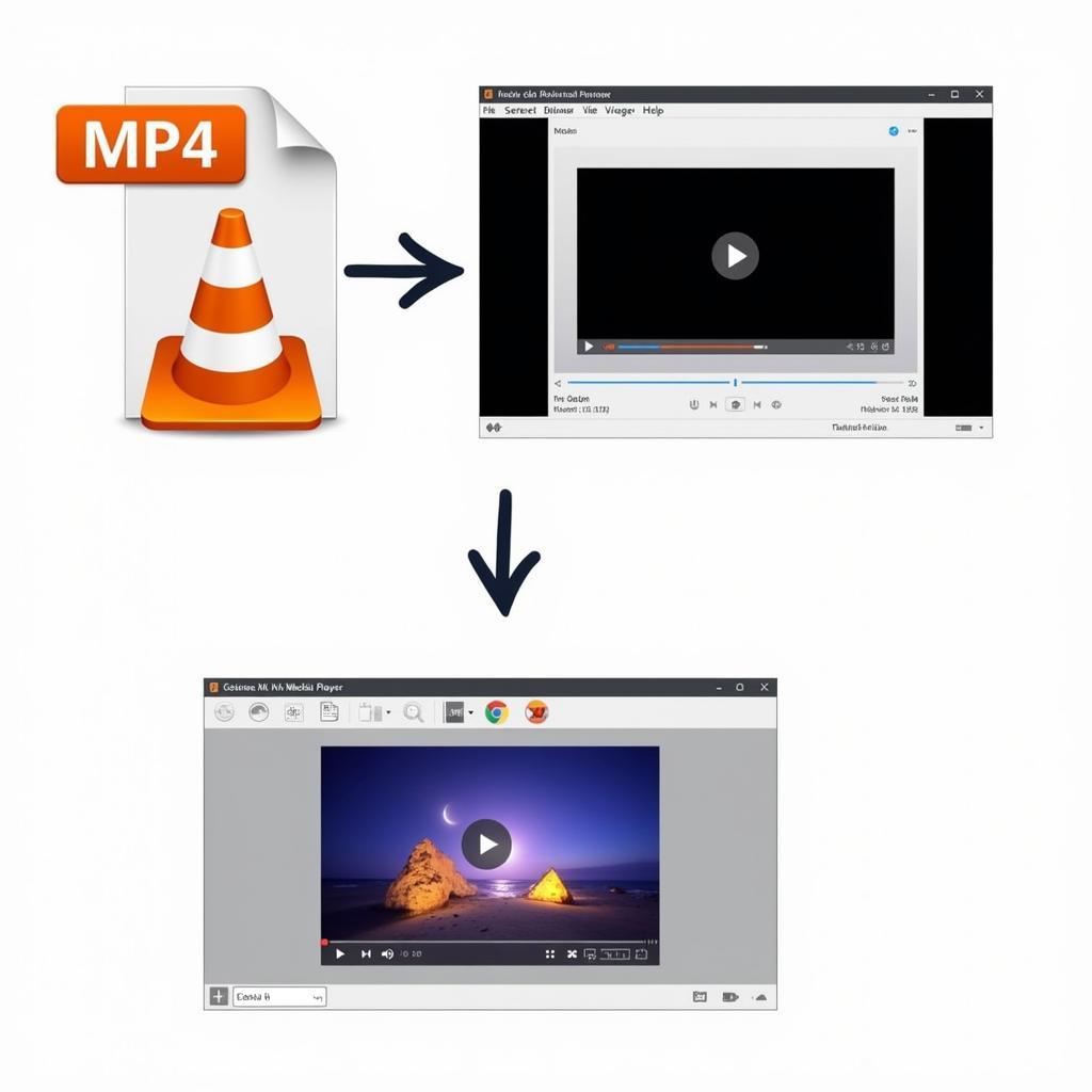 Mở tập tin MP4 bằng VLC Media Player