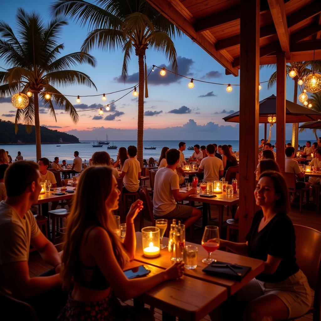 Tận hưởng không khí sôi động tại Sailing Club Nha Trang, một trong những địa điểm giải trí về đêm nổi tiếng.