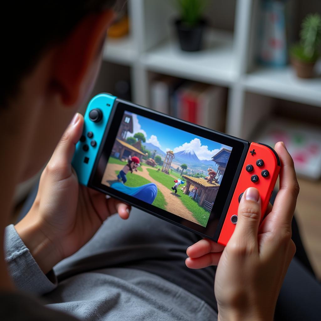 Chơi game Nintendo Switch