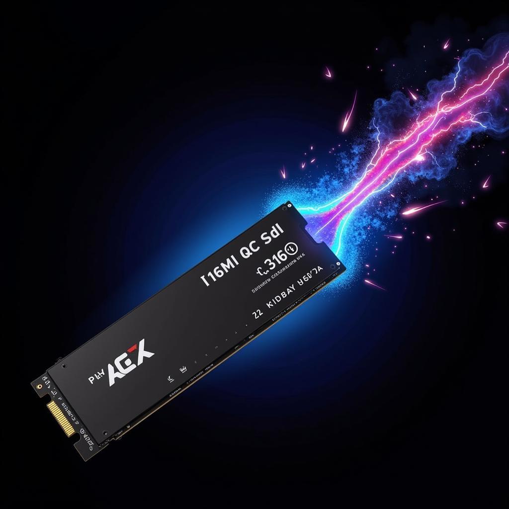 Ổ cứng SSD NVMe tốc độ cao cho PC gaming.