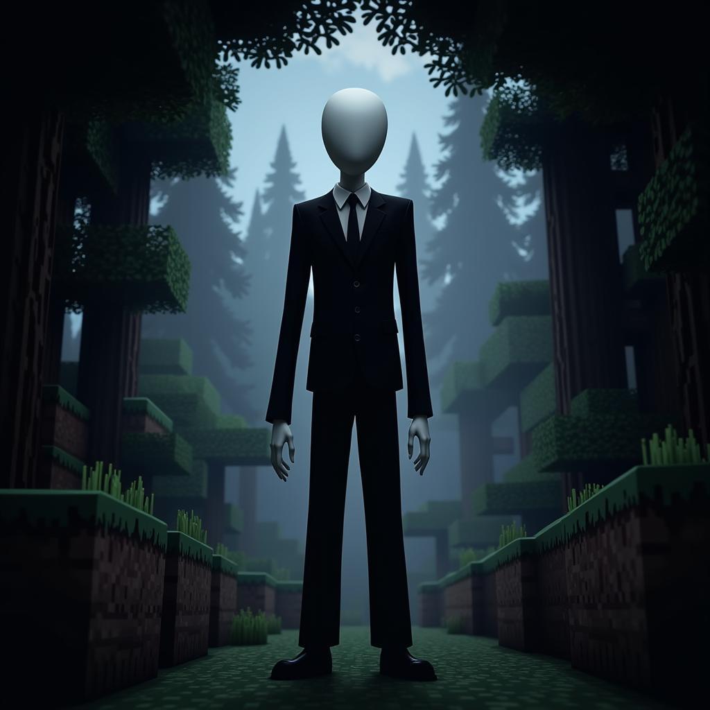 Slenderman trong Minecraft mới nhất