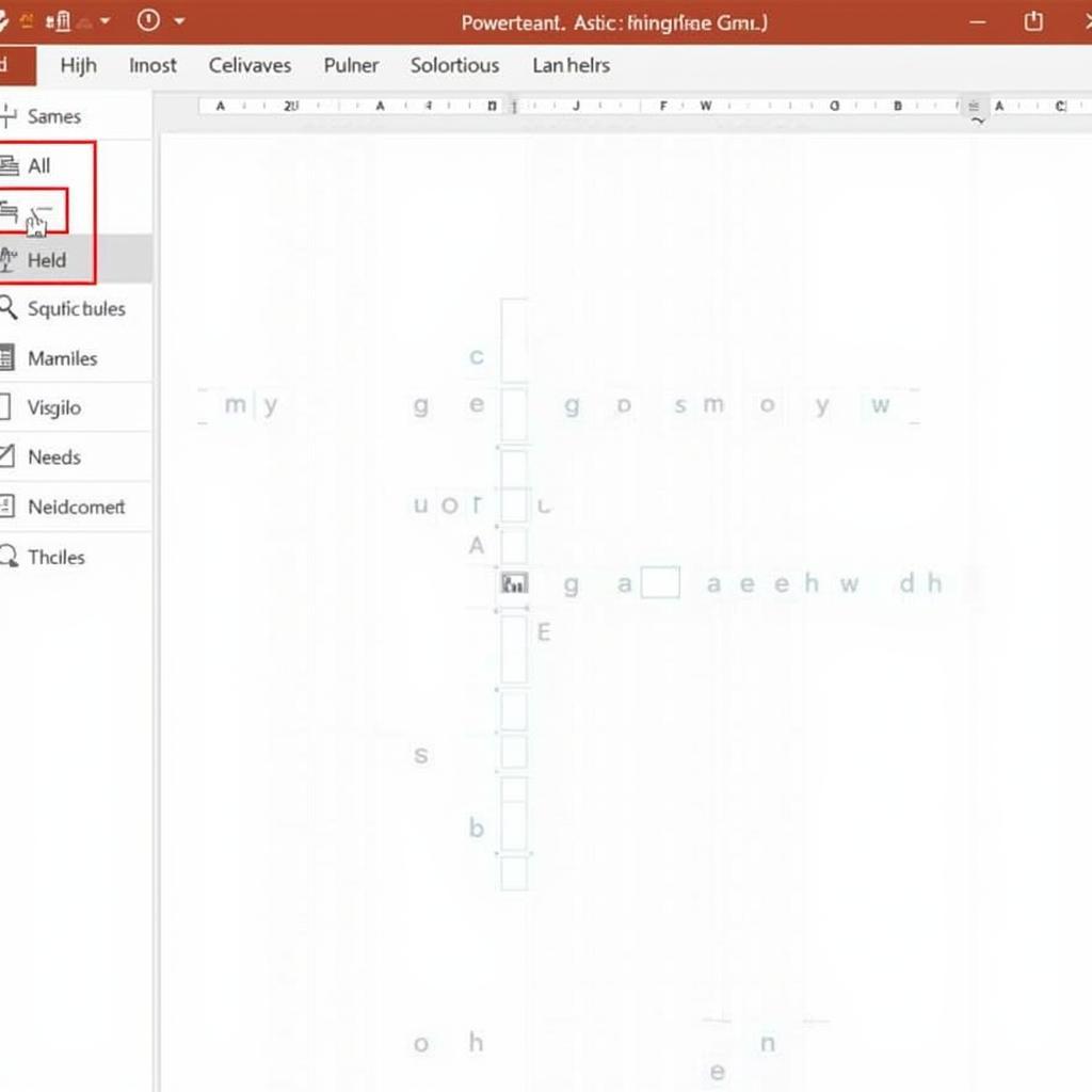 Tạo PowerPoint Trò Chơi Ô Chữ