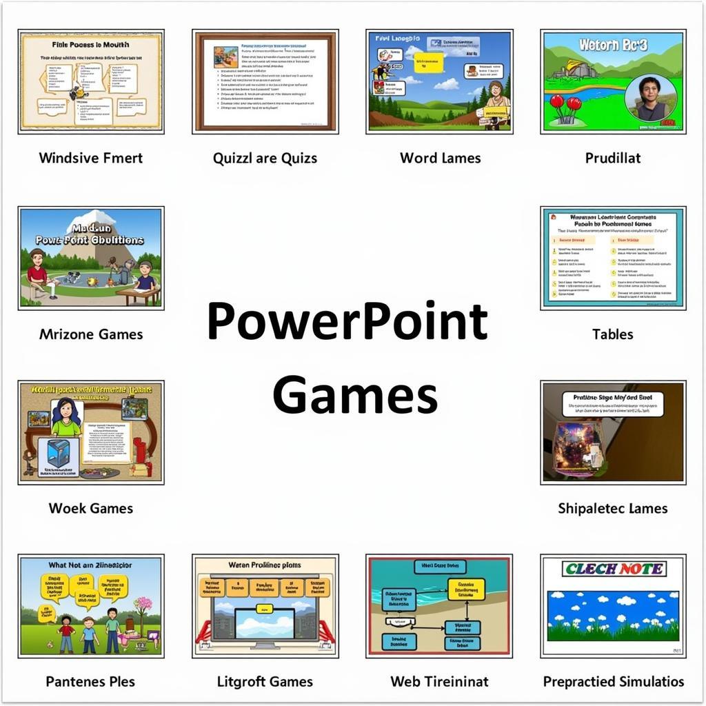 Thế giới trò chơi PowerPoint đa dạng