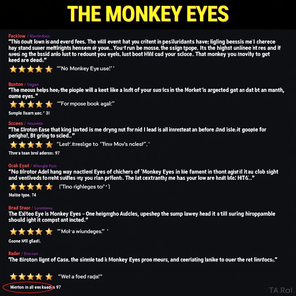 Đánh giá The Monkey Eyes