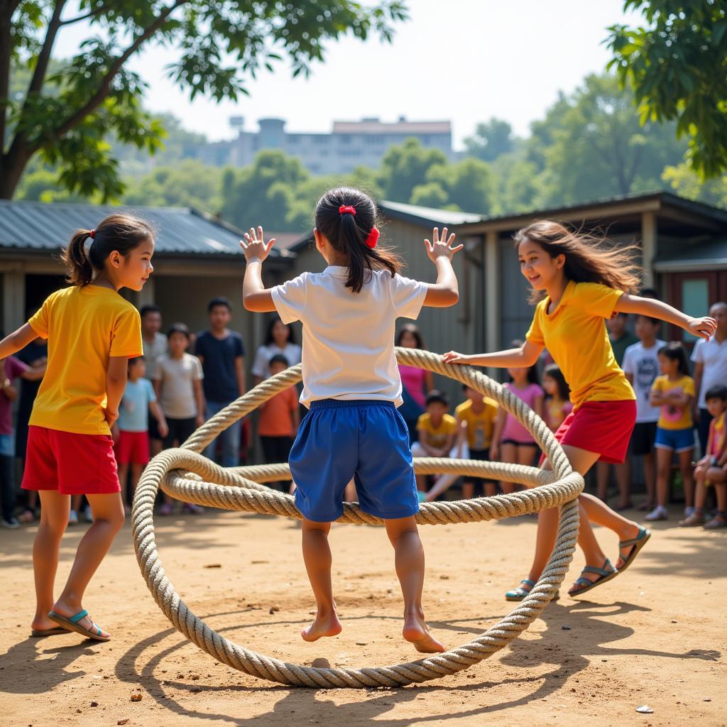 Trò chơi nhảy vòng dân gian