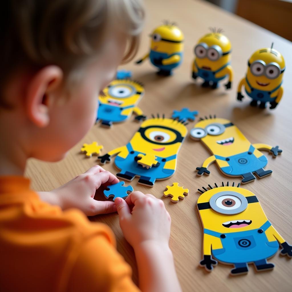 Trò chơi xếp hình Minions phát triển tư duy