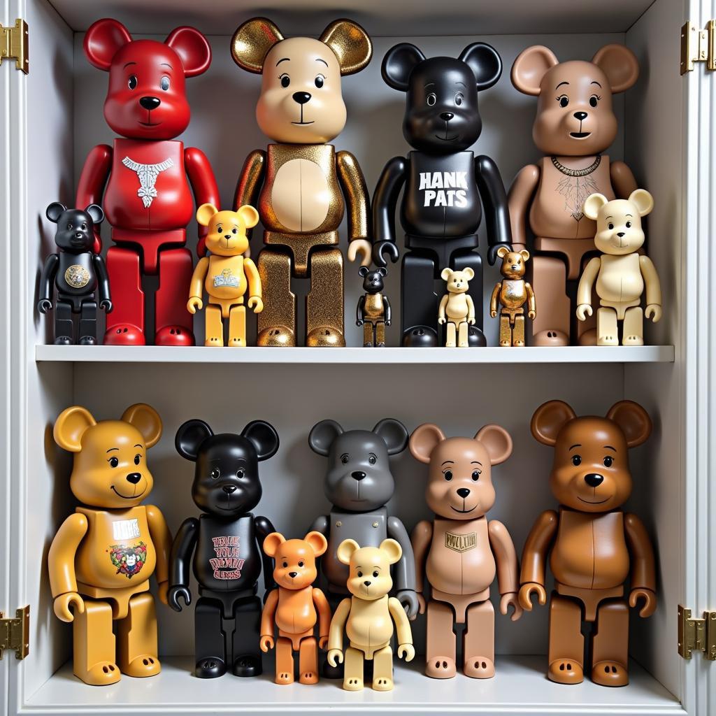 Trưng bày Bearbrick đẹp mắt