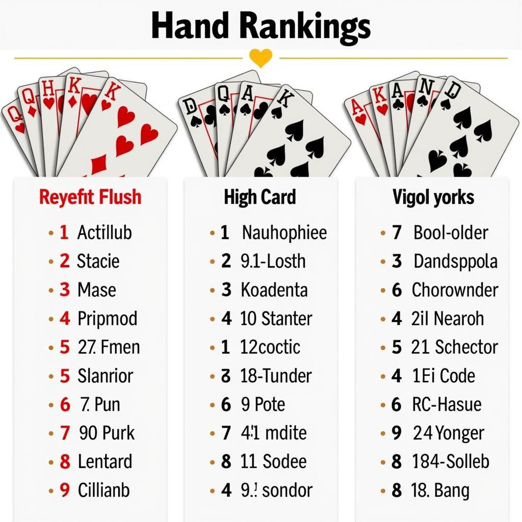 Xếp hạng bộ bài trong Poker